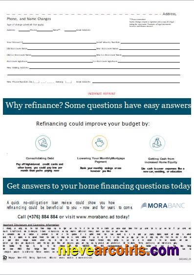 Andorra MoraBank bank mortgage statement, 3 pages, 3